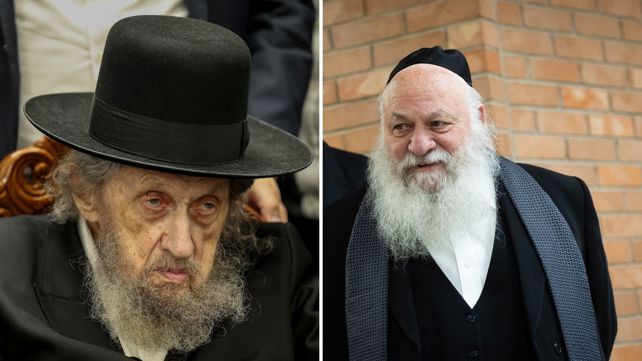 השר גולדקנופף והרב לנדו