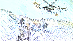 ציור חילוץ עם מסוק קוברה