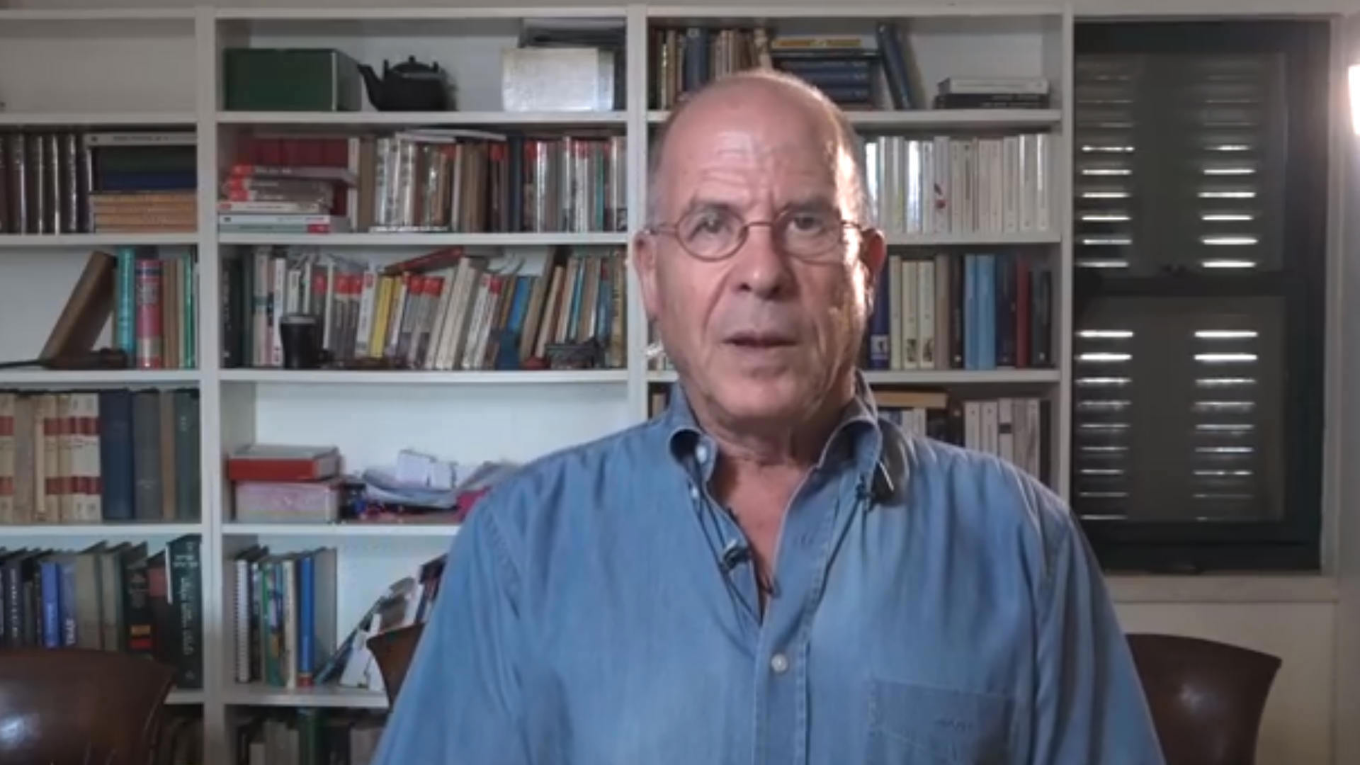 מאיר שלו בריאיון לתכנית "ערב ערב"