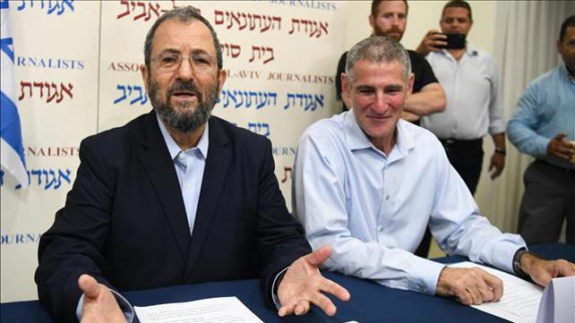 אהוד ברק ויאיר גולן