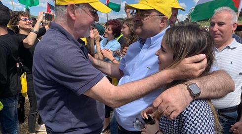 במהלך חגיגות העצמאות: צעדת שיבה לכפר עקור