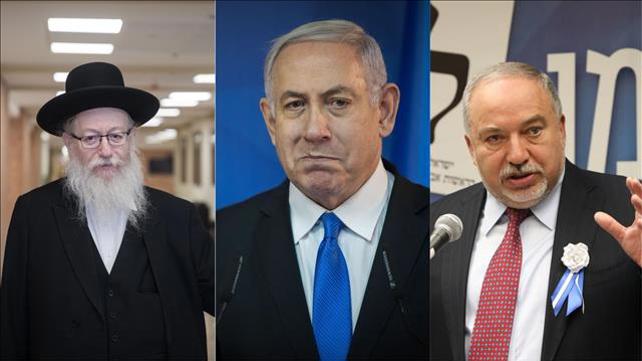 בנימין נתניהו, יעקב ליצמן, אביגדור ליברמן