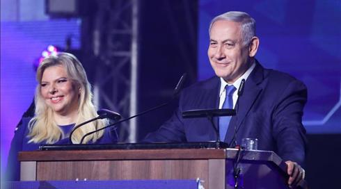נתניהו במסיבת הניצחון של הליכוד: "פרשנים איימו שאשלם מחיר אישי" (1)