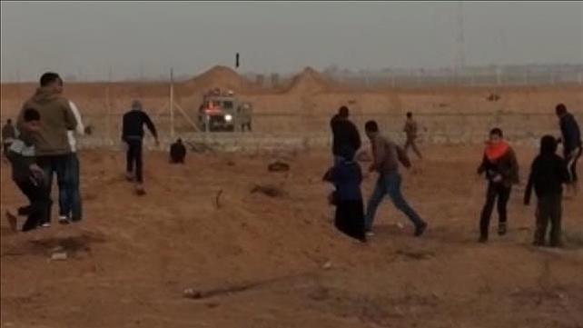 הפרות סדר סמוך לגדר בעזה