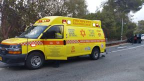זירת התאונה בכביש בכביש 3866