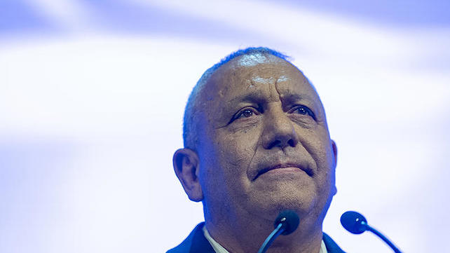 יו"ר מפלגת "ישר!", גדי איזנקוט, בכנס הצגת רשימת המפלגה לכנסת, 7.9.2026
