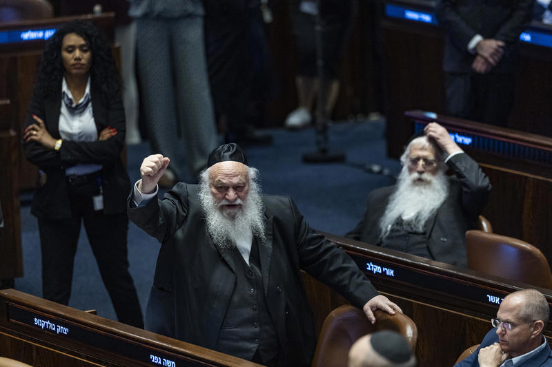 ח"כ יצחק גולדקנופף בהצבעה על חוק הפסקת מעצר עריקים, 14.7.26