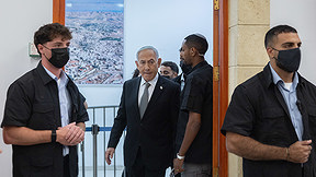 ראש הממשלה בנימין נתניהו בבית המשפט המחוזי בירושלים, 29 ביוני 2026