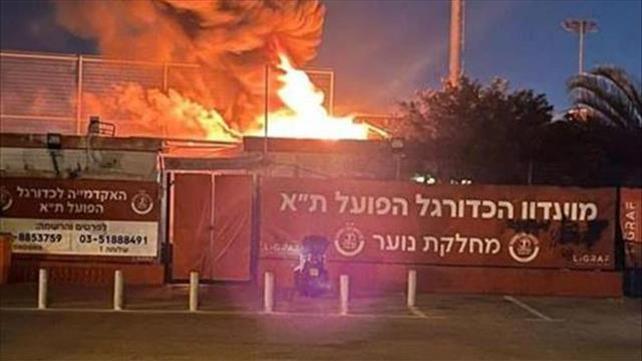 שריפה בחודורוב הפועל תל אביב 5.3.23