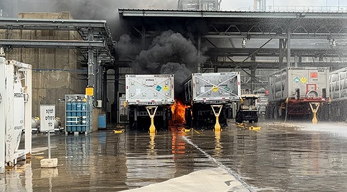 הרוג ושני פצועים קשה בפיצוץ בלון גז במפעל אינטל בקרית גת