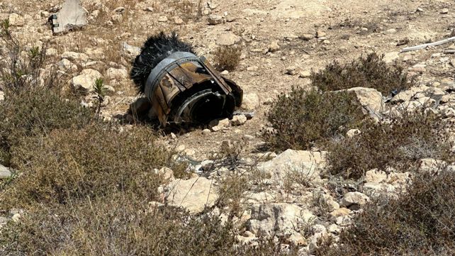 השיגור מתימן: שבר יירוט נפל בשטח פתוח בדרום הר חברון