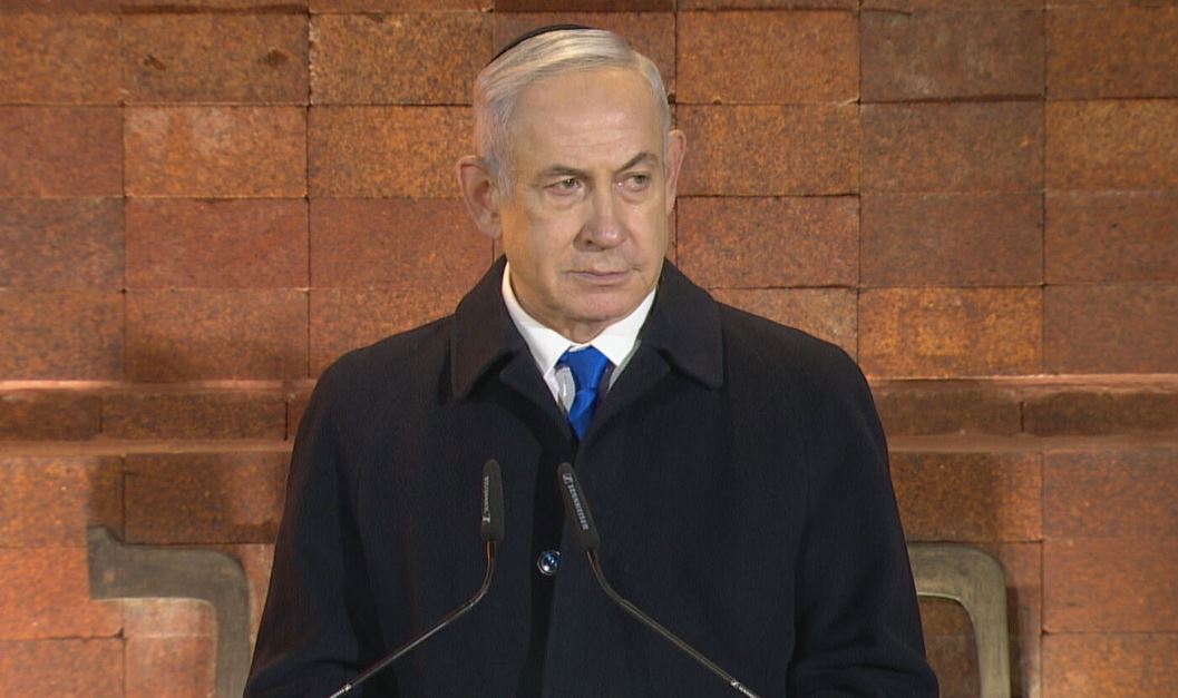 ראש הממשלה בנימין נתניהו בטקס יום השואה