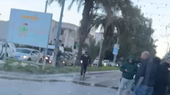 זירת פיצוץ המטען בטייבה