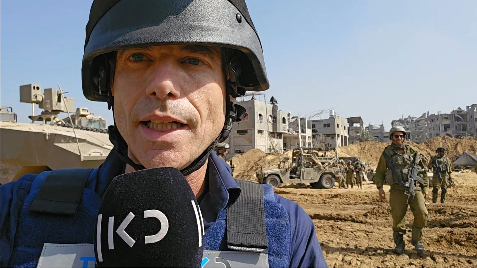 רועי שרון בעומק רצועת עזה