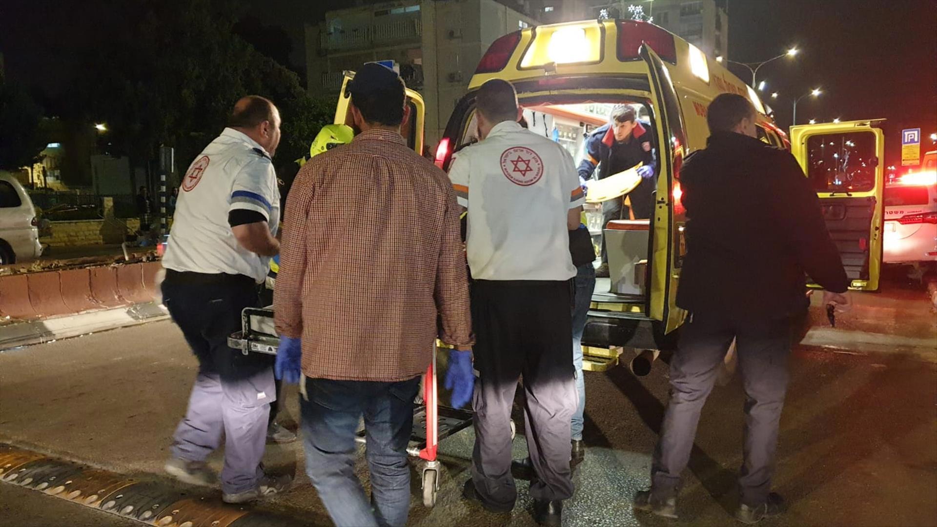 אמבולנס מד"א בזירת רצח בלוד, 2019