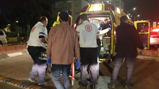 אמבולנס מד"א בזירת רצח בלוד, 2019