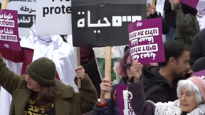 مظاهرة ضد العنف