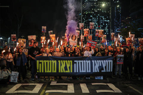 הפגנה למען שחרור חטופים, ינואר 2025