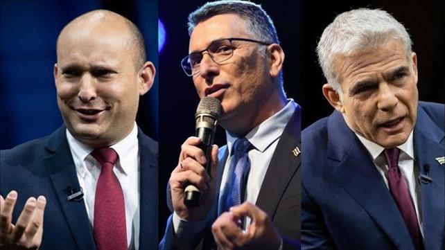בנימין נתניהו, יאיר לפיד, גדעון סער, נפתלי בנט. 2021