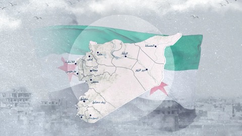 מפת סוריה כפי שפורסמה בעיתון הממשלתי 