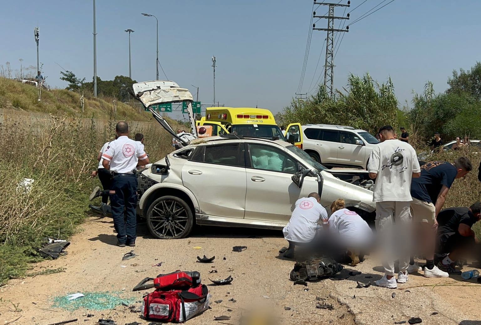 תאונה בכביש 4, יוני 2024