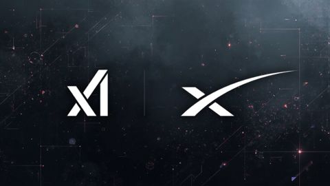 סמלילי החברות SpaceX ו-xAI