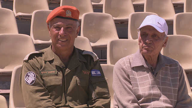 רוקני (מימין) ודרעי בהר הרצל