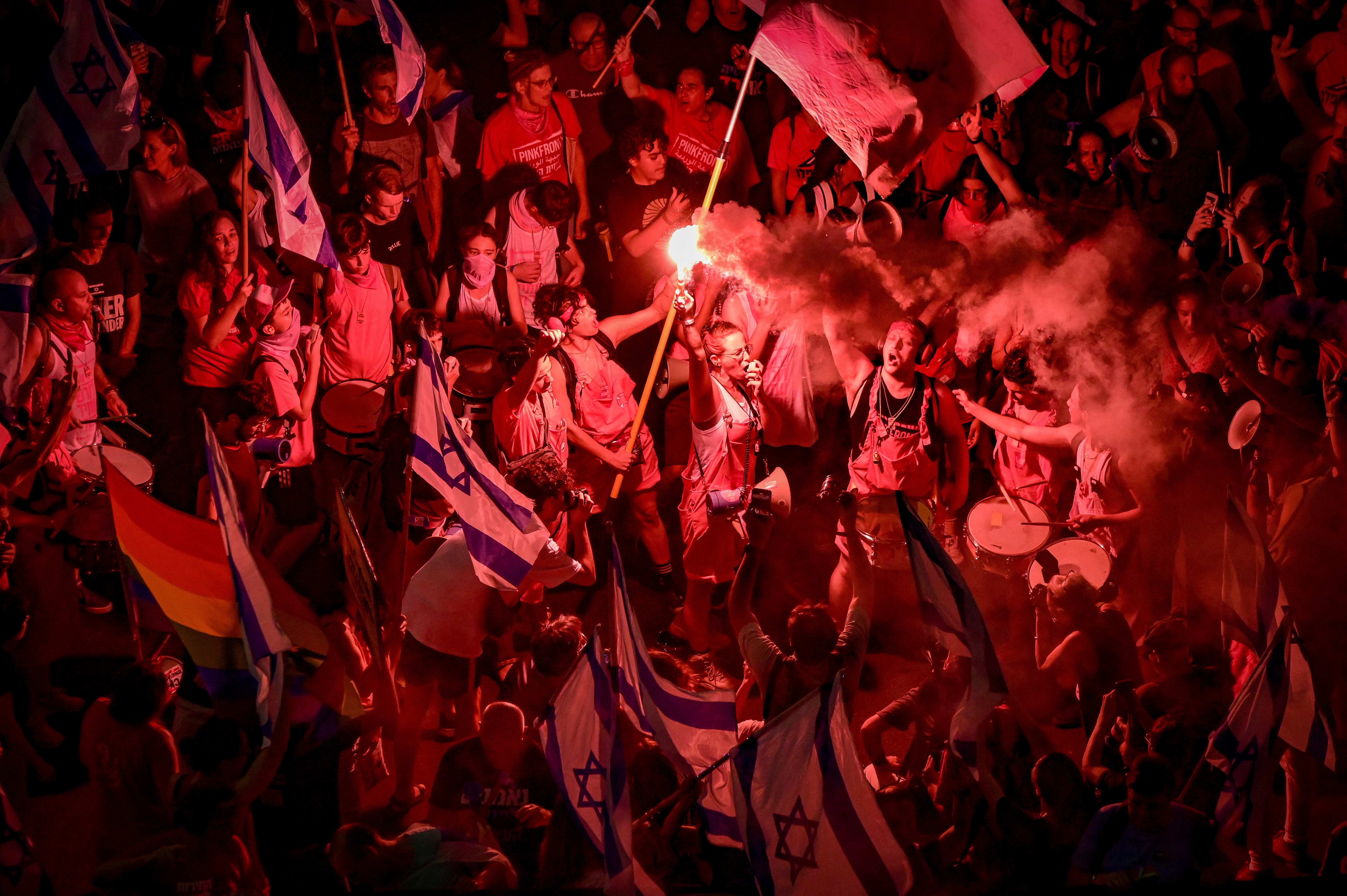 הפגנה נגד הרפורמה המשפטית 12.8.23