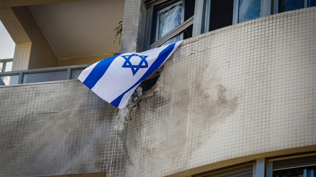 הדירה שנפגעה בדיור מוגן "יוליאנה" בהרצליה