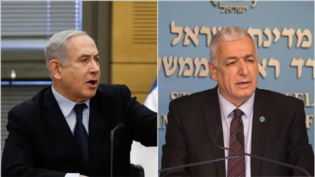 נתניהו וראש רשות האוכלוסין וההגרה שלמה מור יוסף
