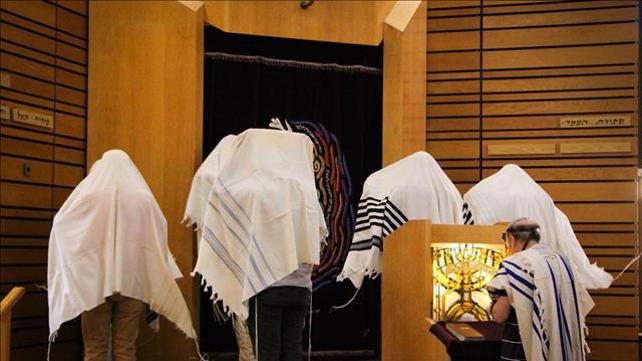 בית כנסת באפרת שבגוש עציון, תחת מגבלות קורונה, 20.05.20