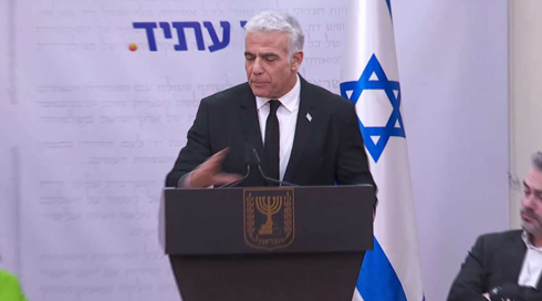 לפיד: חלק מחברי הקואליציה שהצביעו לאלהרר אמרו כי 'לא נשתף פעולה עם מה שפוגע במדינה'