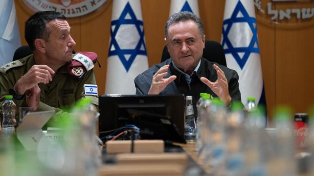 שר הביטחון ישראל כ"ץ עם הרמטכל הלוי