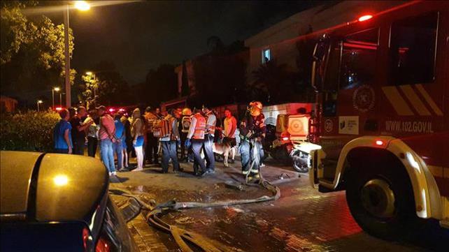 גבר כבן 40 נהרג בשריפה שפרצה בהוסטל ברחובות, 15.06.20