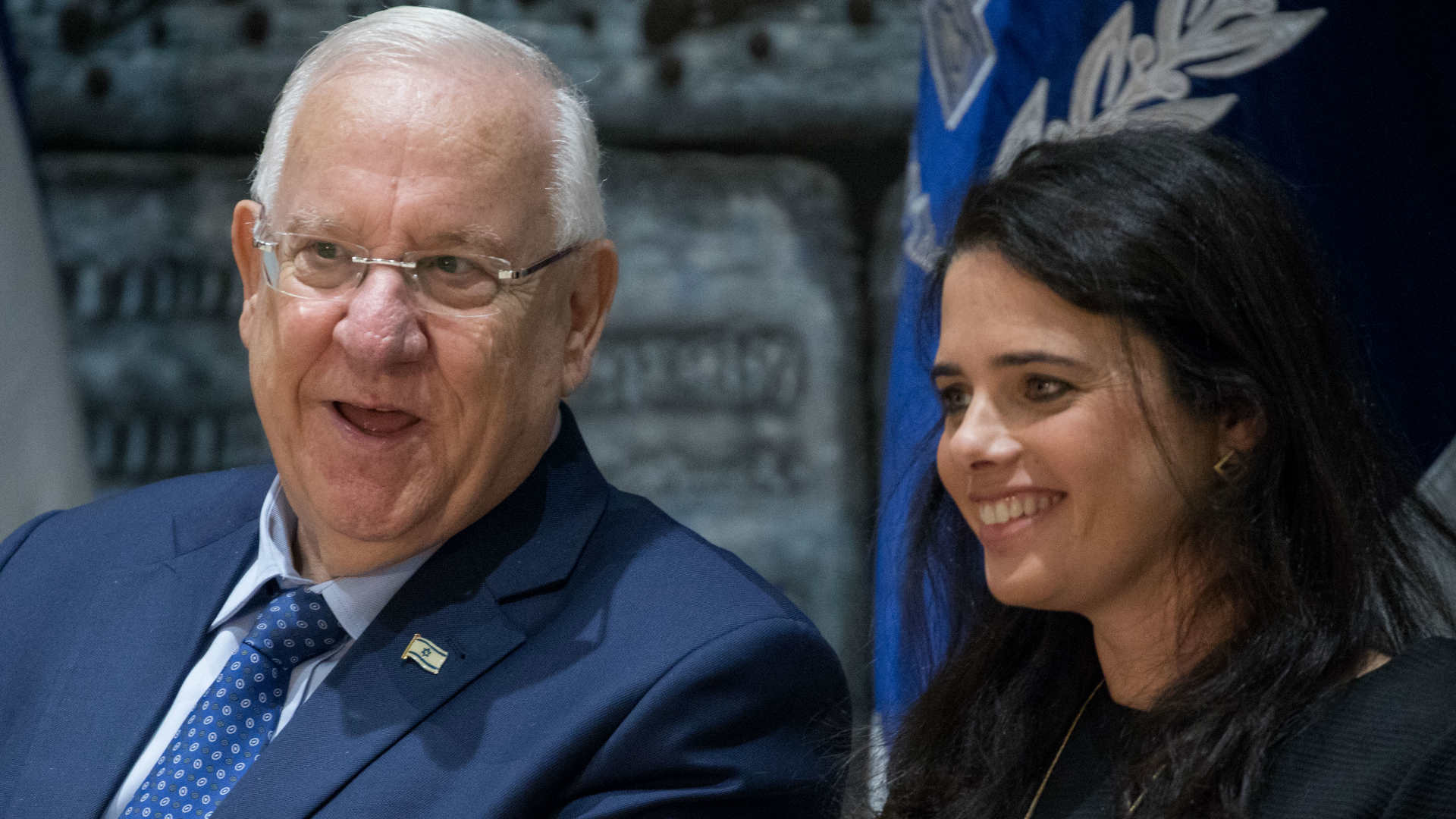 שקד וריבלין בבית הנשיא, בשנה שעברה