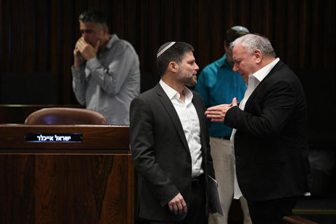 דוד אמסלם ובצלאל סמוטריץ' בכנסת, ארכיון 