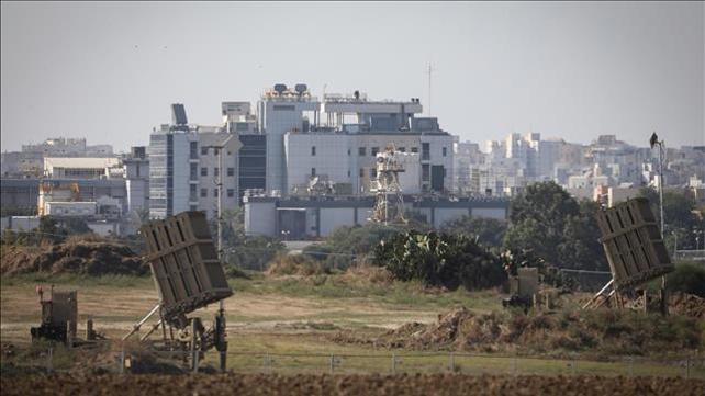 סוללות כיפת ברזל שהוצבו באשקלון 12.11.19