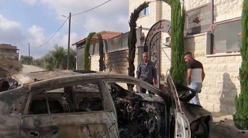 "הסתגרנו בבתים, הם שרפו מבנים ומכוניות": לילה של טרור יהודי בשומרון