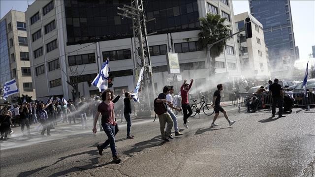 הפגנה קפלן תל אביב אלימות 01.03.23
