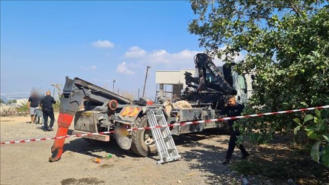 קריסת מנוף בעוספיה 30.09.21