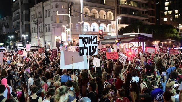 הפגנה בתל אביב בעקבות האונס הקבוצתי באילת, 22.08.2020