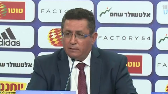 יו"ר ההתאחדות לכדורגל, עופר עיני
