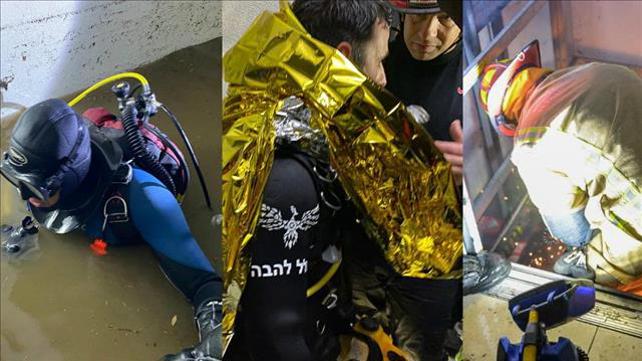 חילוץ לכודים ממעלית בתל אביב 4.1.2020