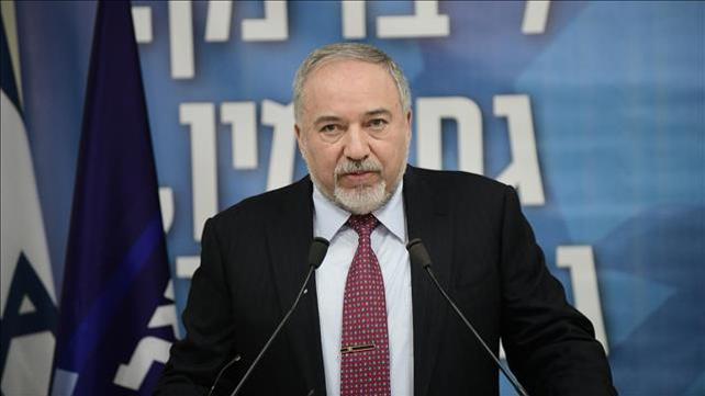 אביגדור ליברמן במסיבת עיתונאים בת"א, מרץ 2019
