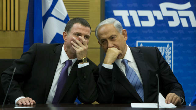 יולי אדלשטיין ובנימין נתניהו