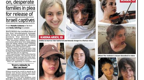 העיתונאי שחשף את תמונות החטופות: "אין לזה משמעות אם הן לא ישובו הביתה"