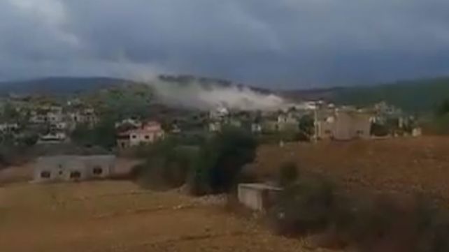 תקיפת צה"ל בלבנון בתגובה לירי לשתולה, הבוקר
