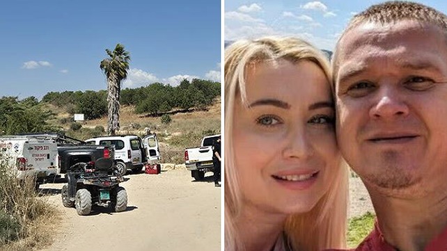 זירת הירי בזוג אולגה ורוסלן פריחודקו