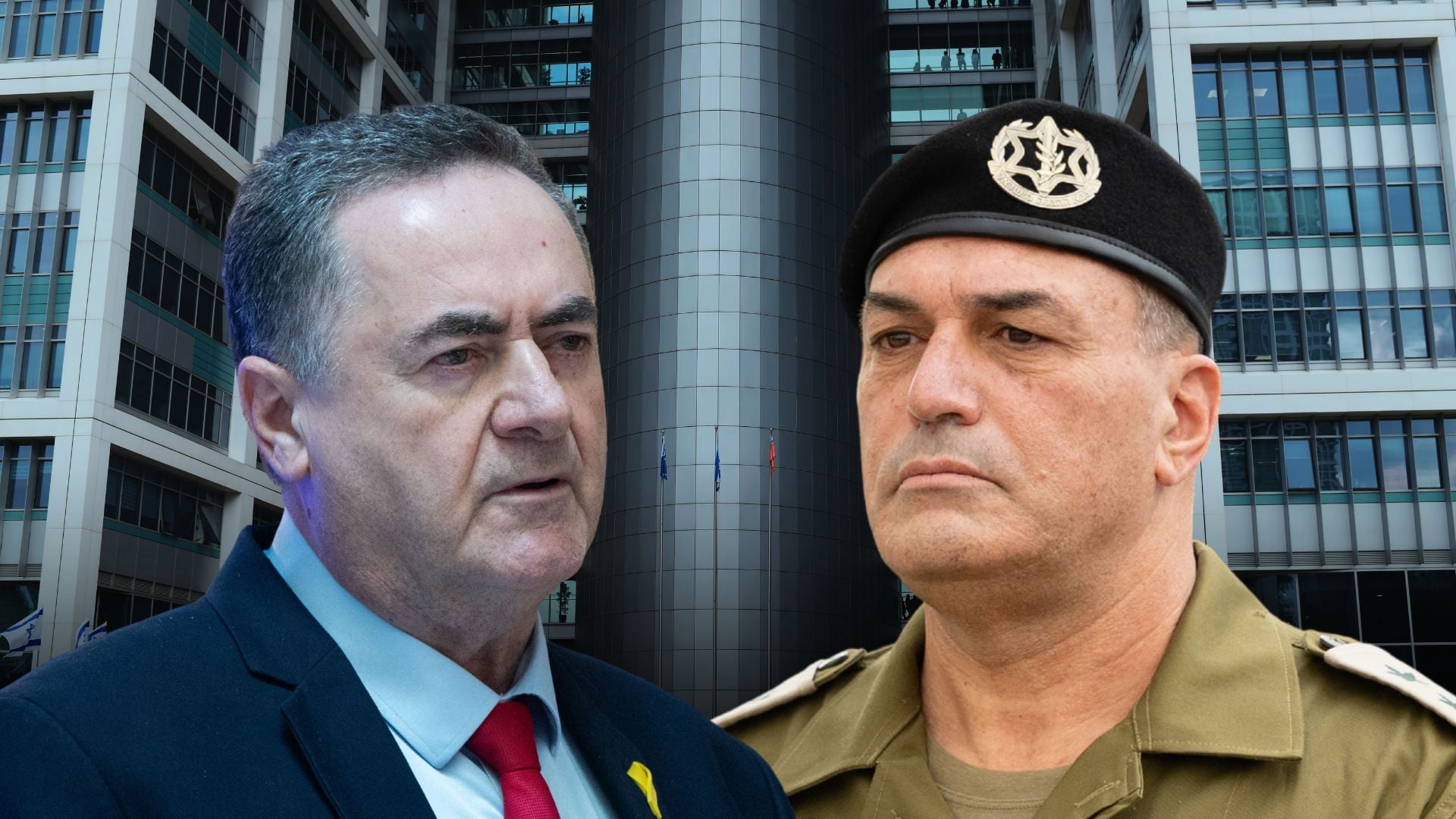 הרמטכ"ל אייל זמיר, שר הביטחון ישראל כ"ץ