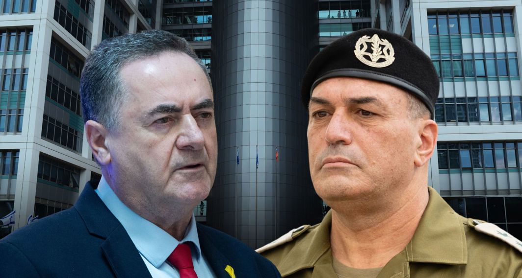 הרמטכ"ל אייל זמיר, שר הביטחון ישראל כ"ץ